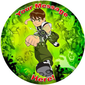 ben 10 edible cake image topper fondant birthday cupcake