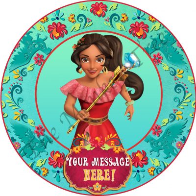 Elena of Avalor Edible Image cake topper fondant birthday princess