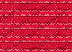 red bandana wrap ribbon edible fondant cake birthday decoration