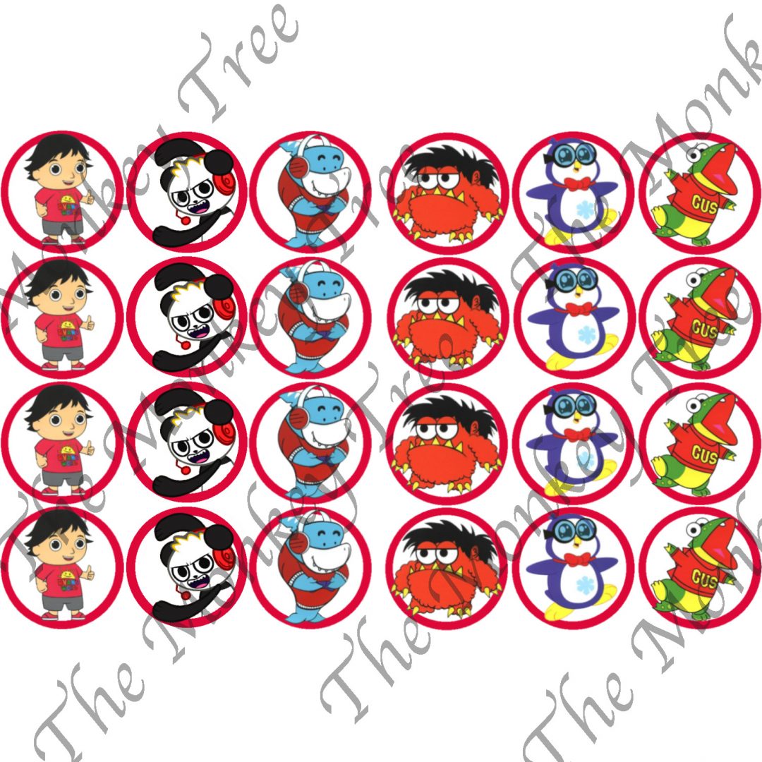 Ryan's World Edible Cake Image Topper 2 - can be personalised! - The ...