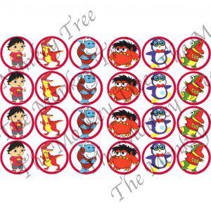 Ryans world edible cake image topper fondant birthday cupcake