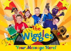 wiggles birthday cake edible image party Auckland