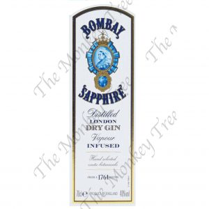 bombay sapphire gin label edible fondant cake image