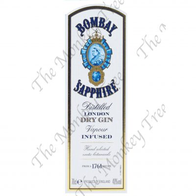 bombay sapphire gin label edible fondant cake image