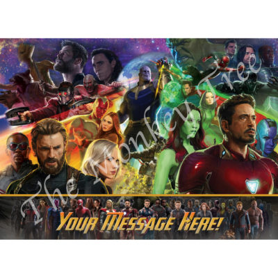 Avengers edible image cake fondant infinity wars