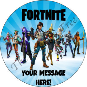 fortnite edible cake topper image fondant birthday chapter 2 season 3