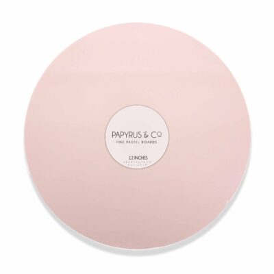 pink round cake board masonite