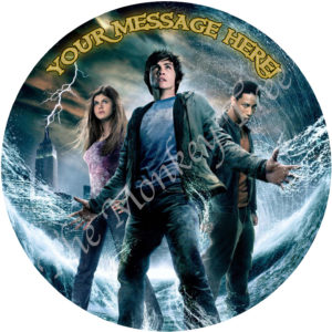 percy Jackson lightning thief edible cake image topper