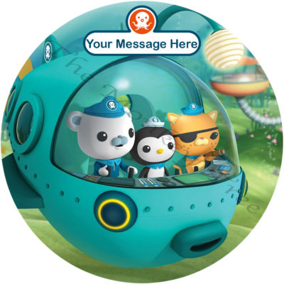 Octonauts edible cake image topper birthday