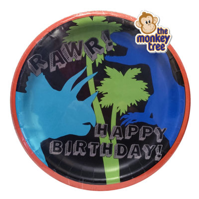 dinosaur birthday party plates t rex stegosaurus