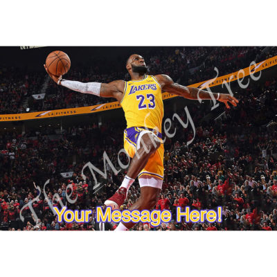 Lebrun James lakers basketball fondant edible cake topper