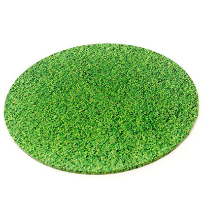 round masonite cake board grass pattern