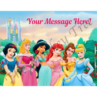 disney princess edible cake topper fondant birthday cake party