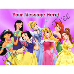 disney princess edible cake topper fondant birthday cake party