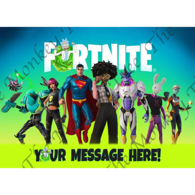 fortnite chapter 2 season 7 edible cake image topper fondant