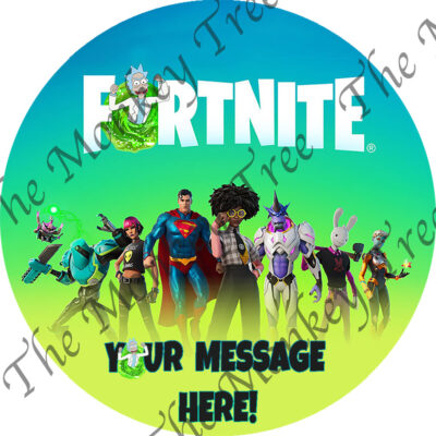 fortnite chapter 2 season 7 edible cake image topper fondant