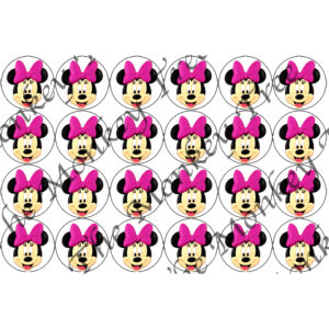 minnie mouse edible cake topper fondant mickey birthday cake cupcake