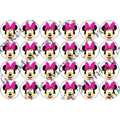 minnie mouse edible cake topper fondant mickey birthday cake cupcake