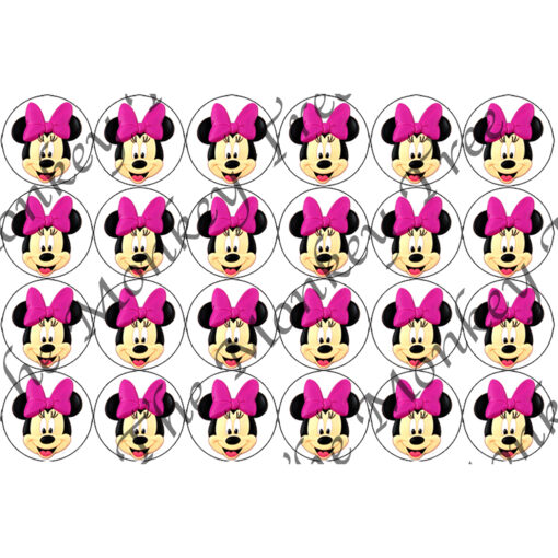 minnie mouse edible cake topper fondant mickey birthday cake cupcake