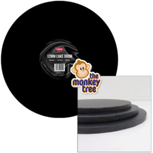 black cake drum board 12mm thick cupcake