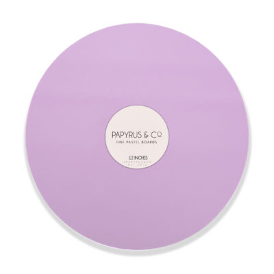 lilac purple round cake board masonite