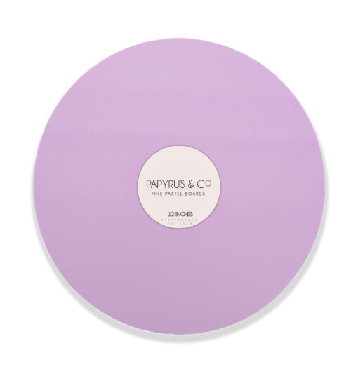 lilac purple round cake board masonite