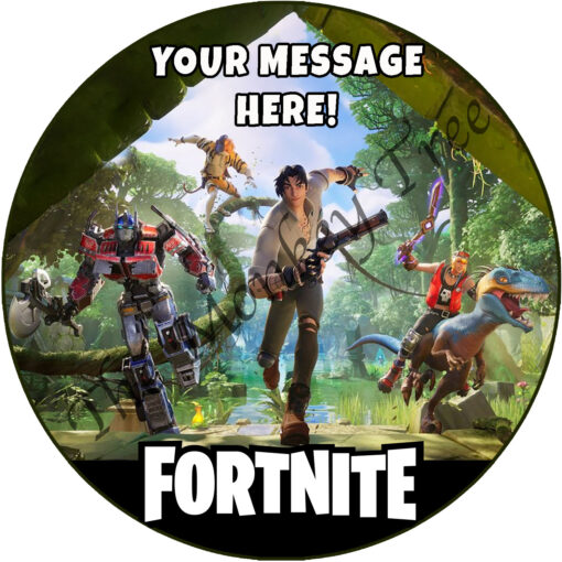 fortnite edible cake image topper birthday fondant icing party Auckland