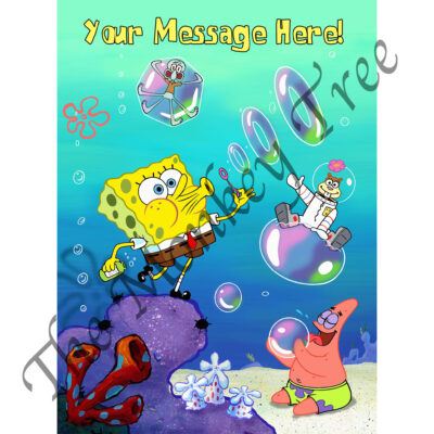 spongebob squarepants edible cake topper image