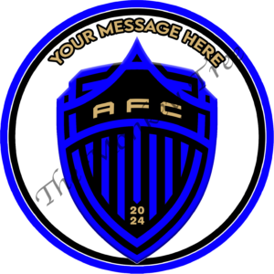 Auckland FC edible cake image topper