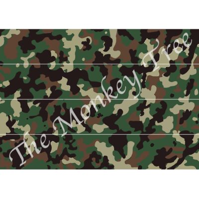 camouflage army hunting edible image cake topper