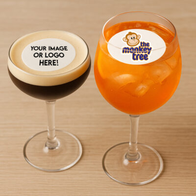 WAFER PAPER EDIBLE DRINKS TOPPER COCKTAIL TOPPER