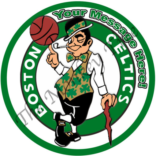 boston celtics edible cake image topper NBA