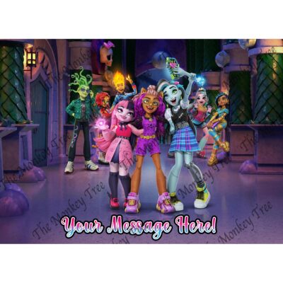monster high edible cake image topper