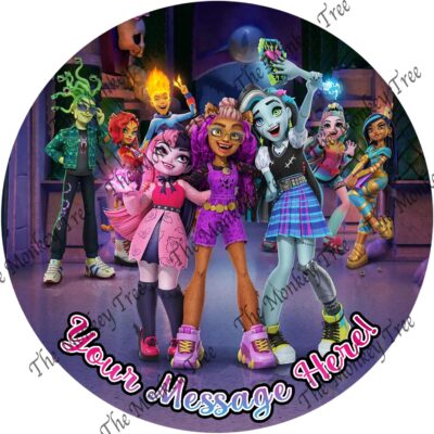 monster high edible cake image topper