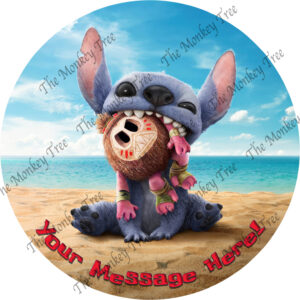 lilo and stitch movi edible cake image topper