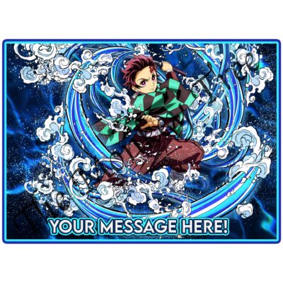 Demon Slayer Edible Image cake topper