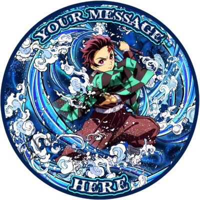 Demon Slayer Edible Image cake topper