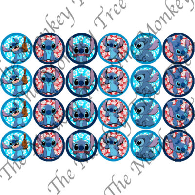 lilo and stitch cupcake toppers