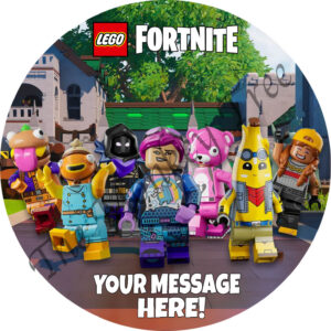 lego fortnite edible cake image topper