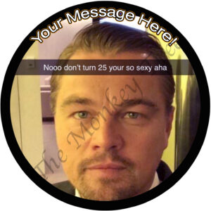 leo dicaprio edible cake image dont turn 25