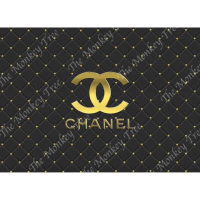 chanel edible image cake sheet and wrap