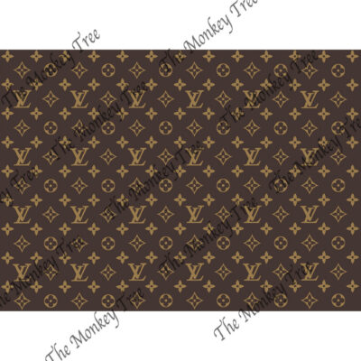 louis vuitton edible image cake sheet and wrap