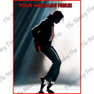 michael jackson edible image cake topper a4