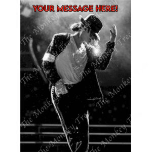 Michael Jackson edible image cake topper