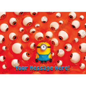 minions and monsters edible image a4