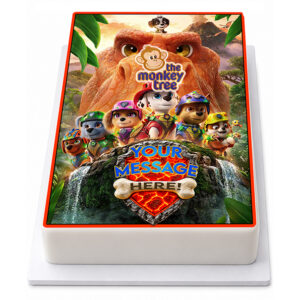 paw patrol the dino movie edible cake topper